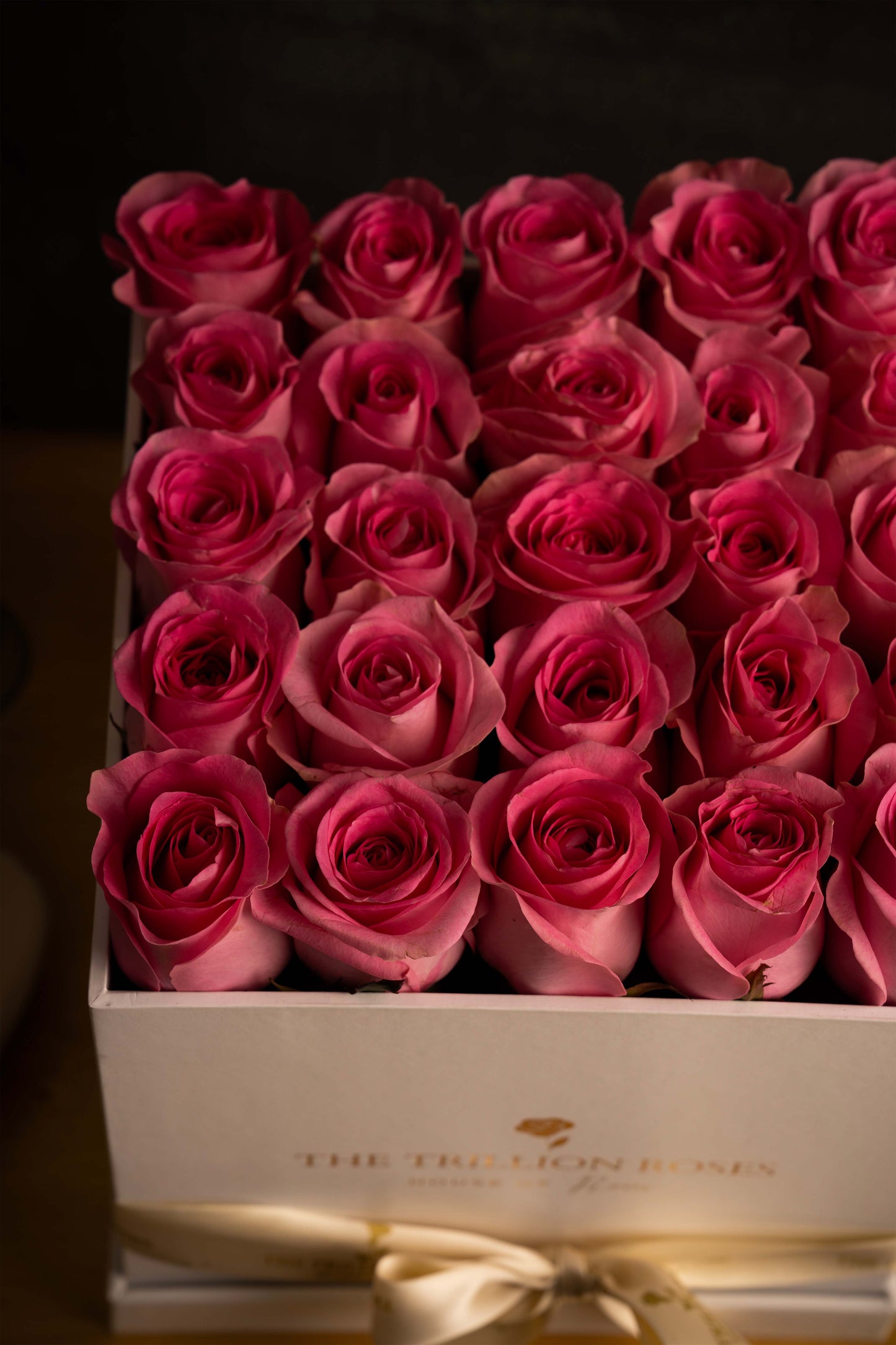 PINK BLOSSOM BLUSH IN WHITE SQUARE BOX